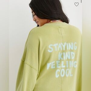 AERIE Oversized DOWN-TO-EARTH EVERYDAY SWEATSHIRT size Small